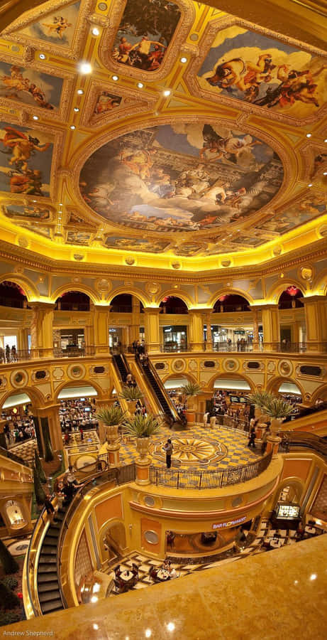 DasBild des Casinosaals im Venetian Macao.