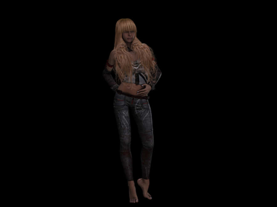 Blonde Figurein Darkness