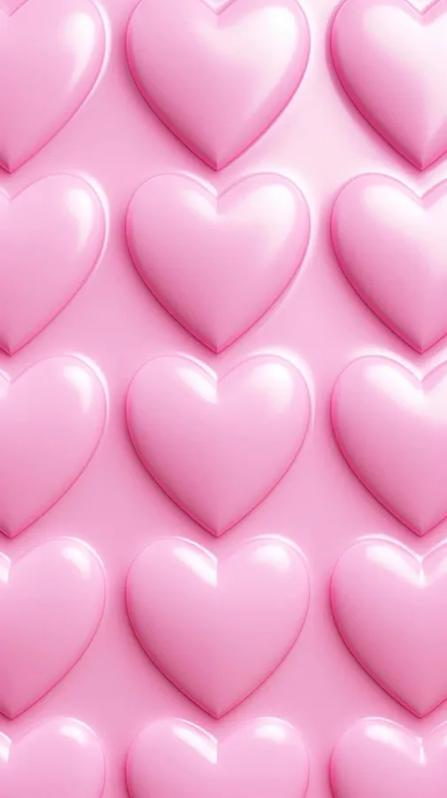 Pink Hearts Pattern