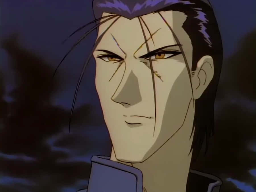Ritratto Notturno di Saito Hajime da Rurouni Kenshin
