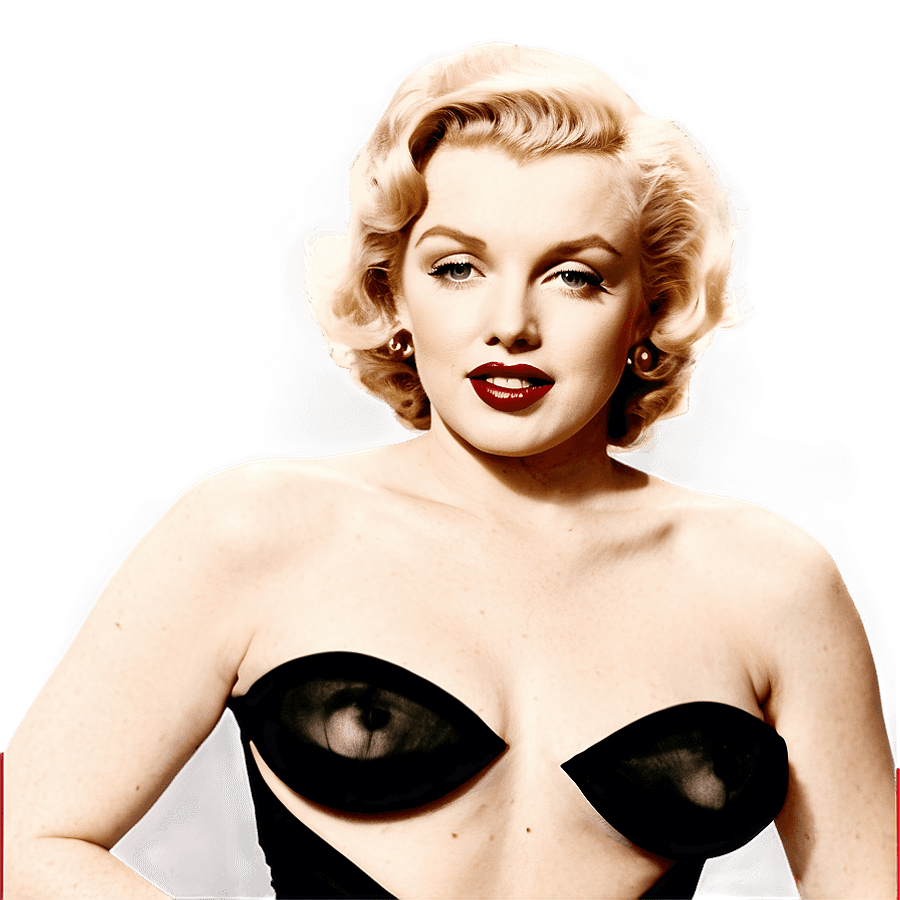 Marilyn Monroe Hollywood Glamour PNG 06112024