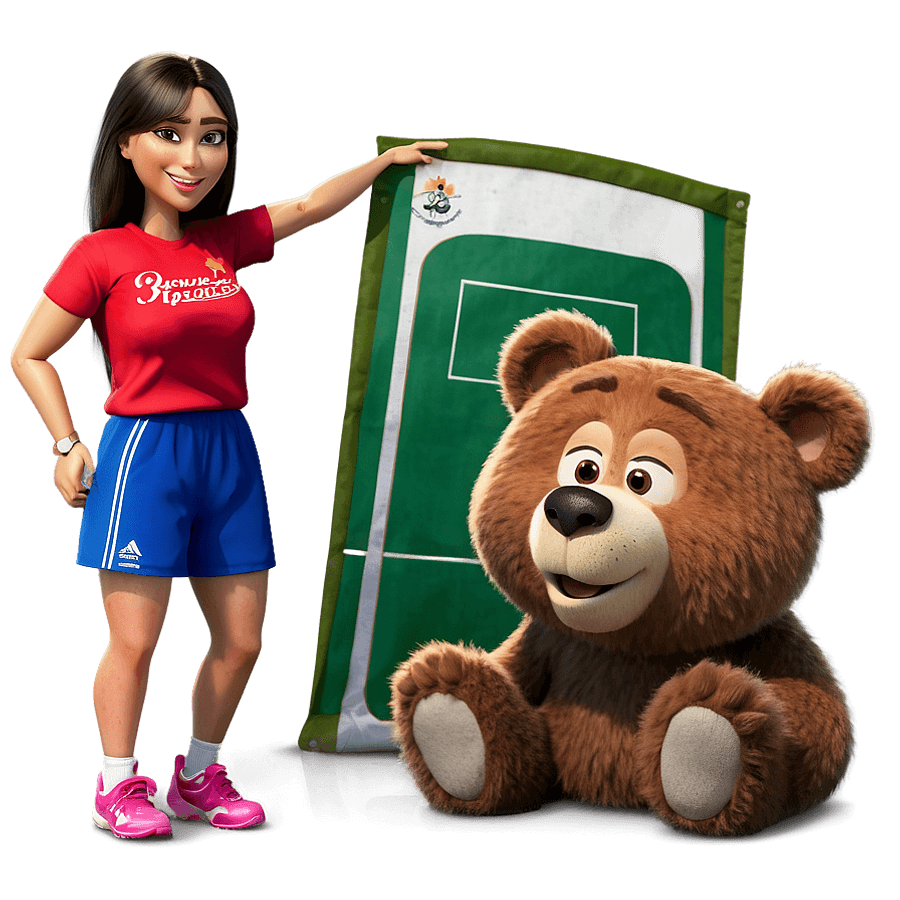 Masha Y El Oso Sports Day PNG 93