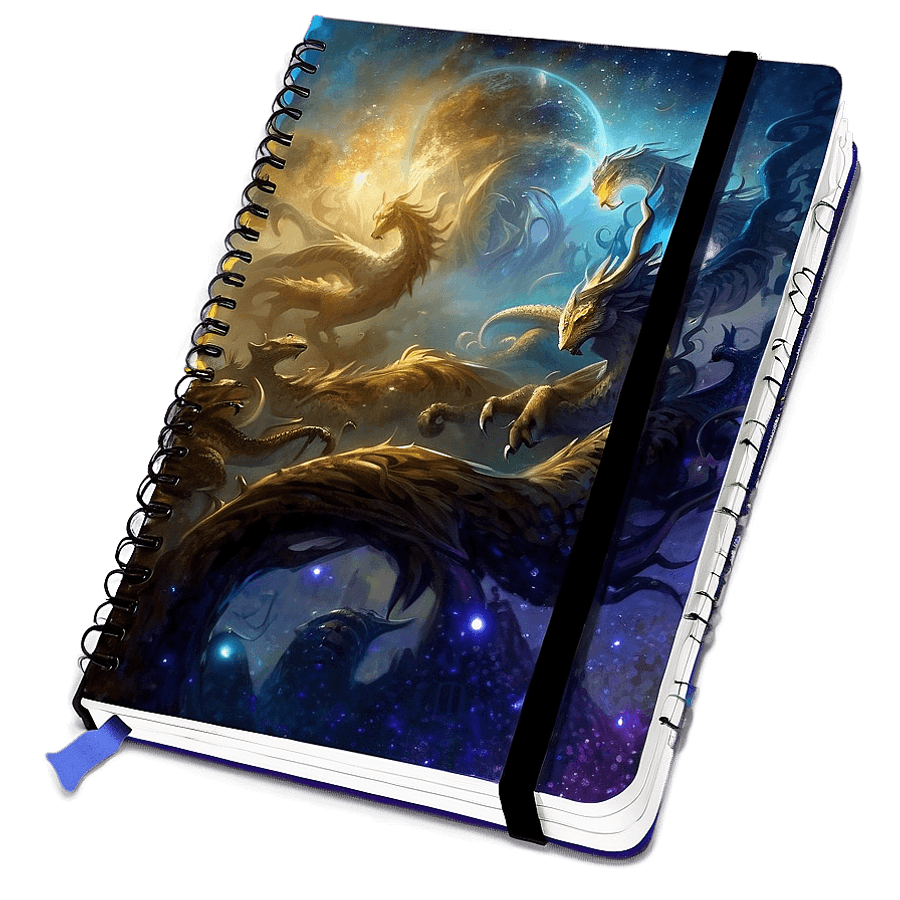 Fantasy Art Composition Notebook PNG 46