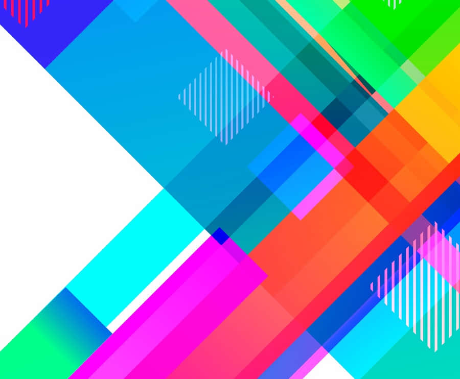 Lebendige& dynamische bunte abstrakte Kunst