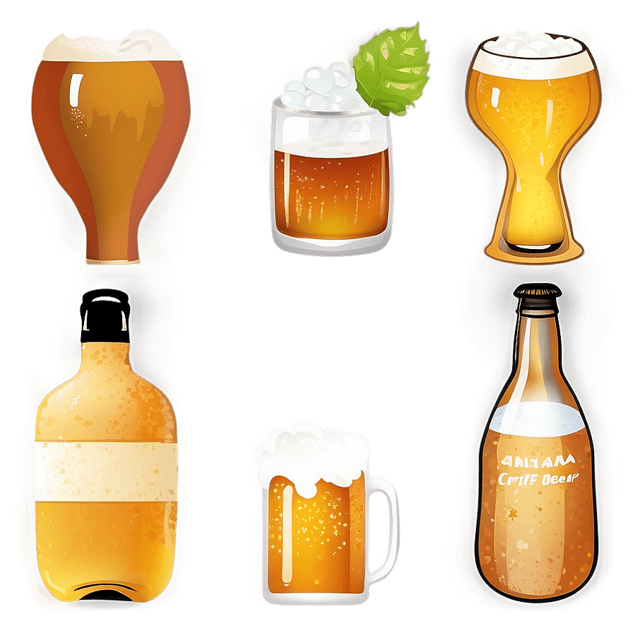 Craft Beer Happy Hour PNG 8