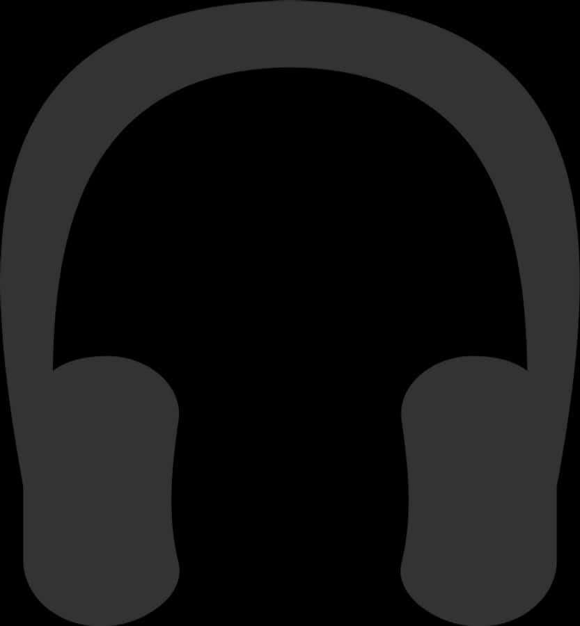 Silhouette Headphones Graphic