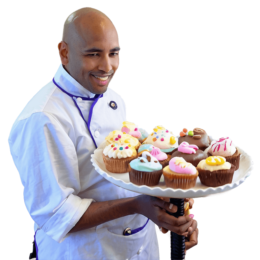 Baker with Sweets PNG 88