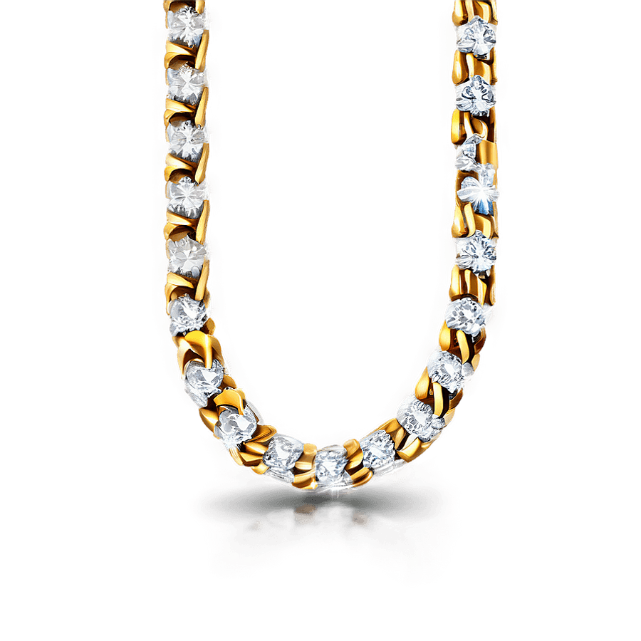 Adjustable Diamond Chain PNG iuh24