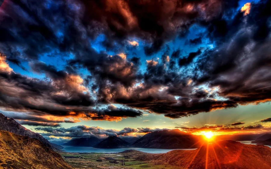 Vibrant Aesthetic Clouds wallpaper