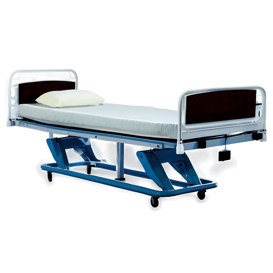 Single Hospital Bed PNG 05242024