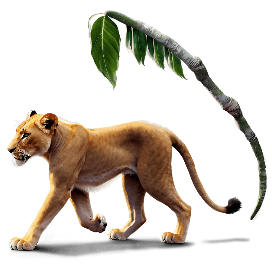 Simba Walking PNG pvs