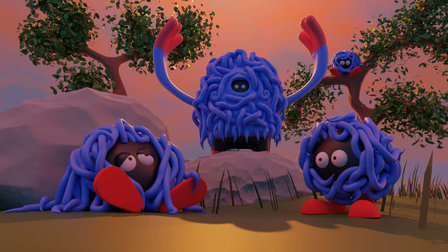 3DTangela und Tangrowth Kunst