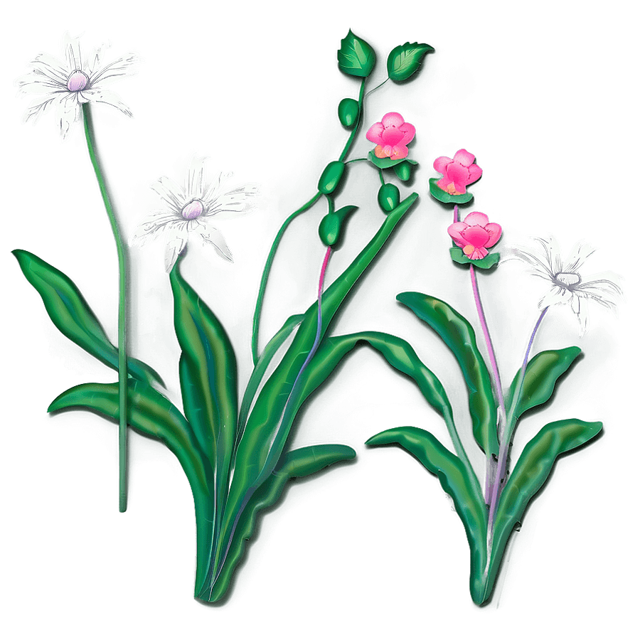 Aesthetic Flowers Icon PNG fvg