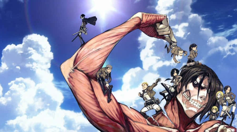 Epischer Angriff auf Titan Kampf