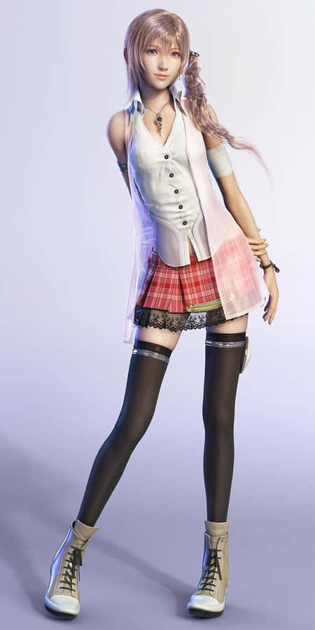 Pose de Personagem Ashe de Final Fantasy