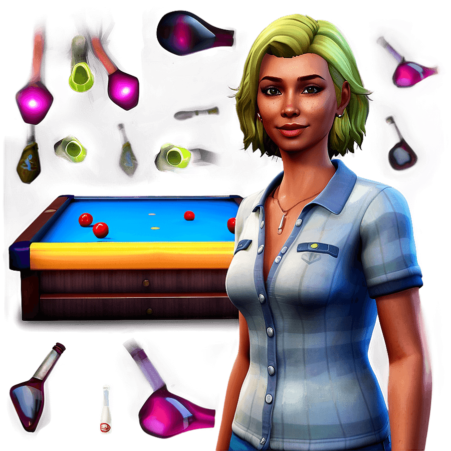 Sims 4 Bowling Night PNG lcx