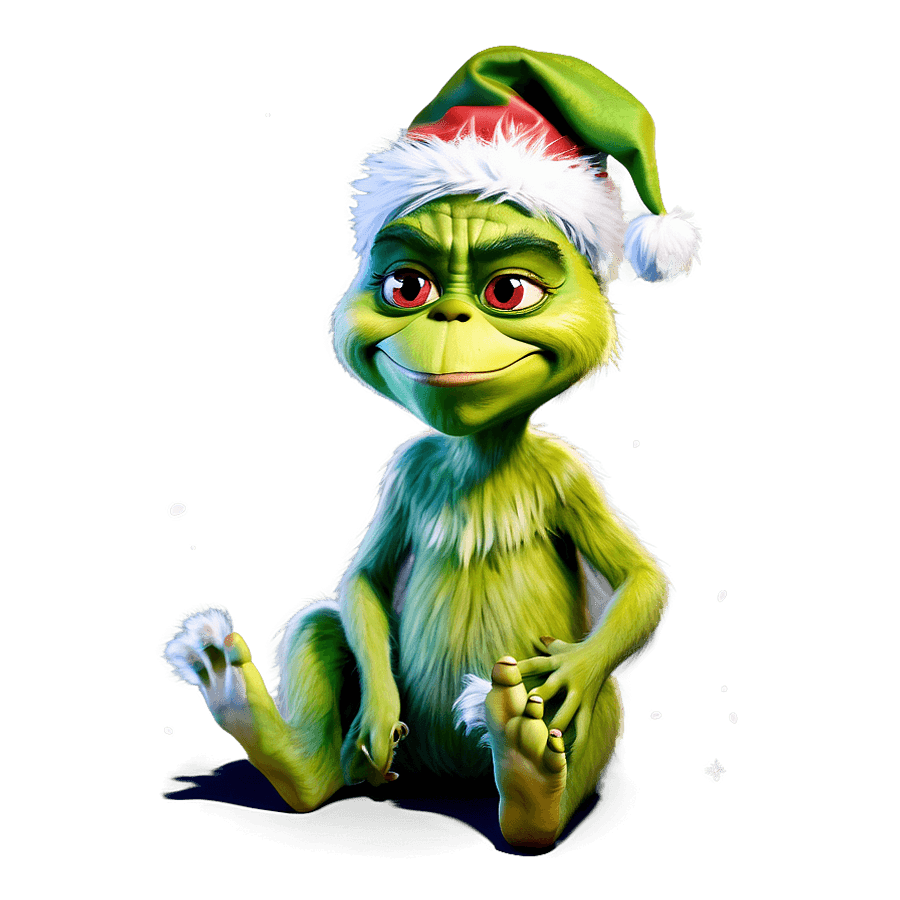 Whimsical Baby Grinch PNG 85