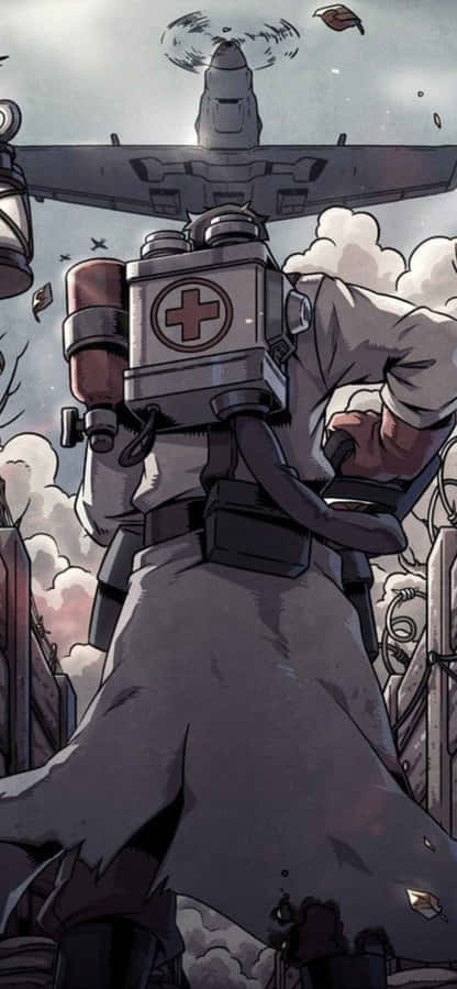 Medic-fly Iphone Xs Max Team Fortress 2 baggrund: