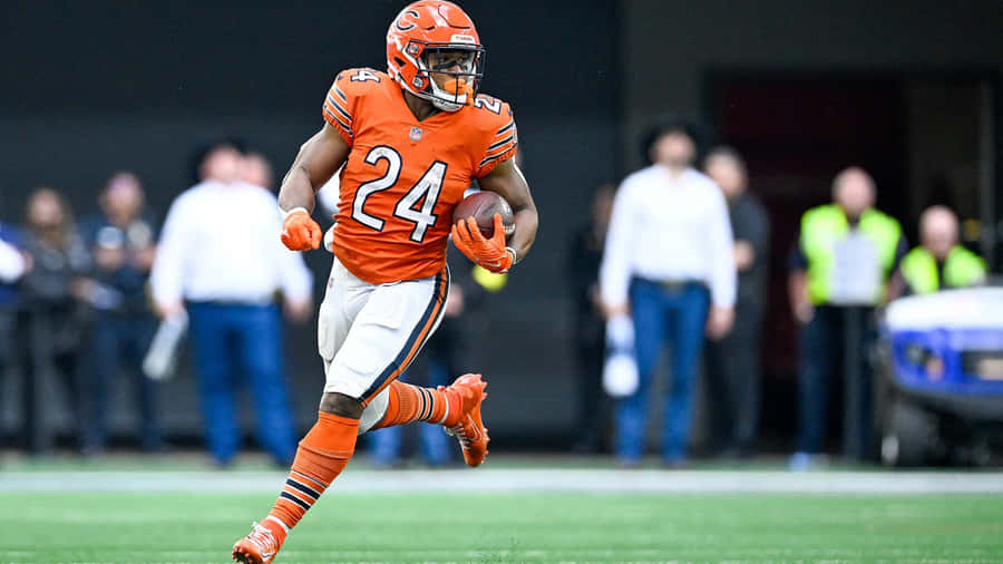 Khalil Herbert Running Back Action