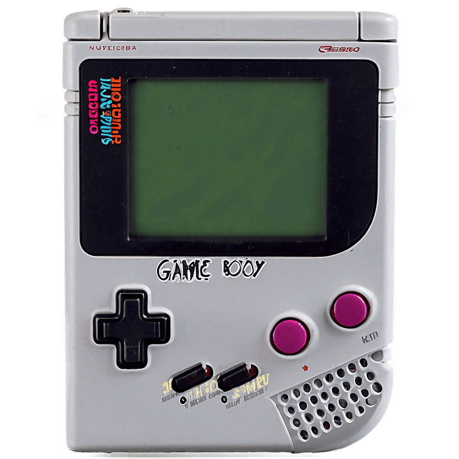 Black and White Game Boy PNG wrl36