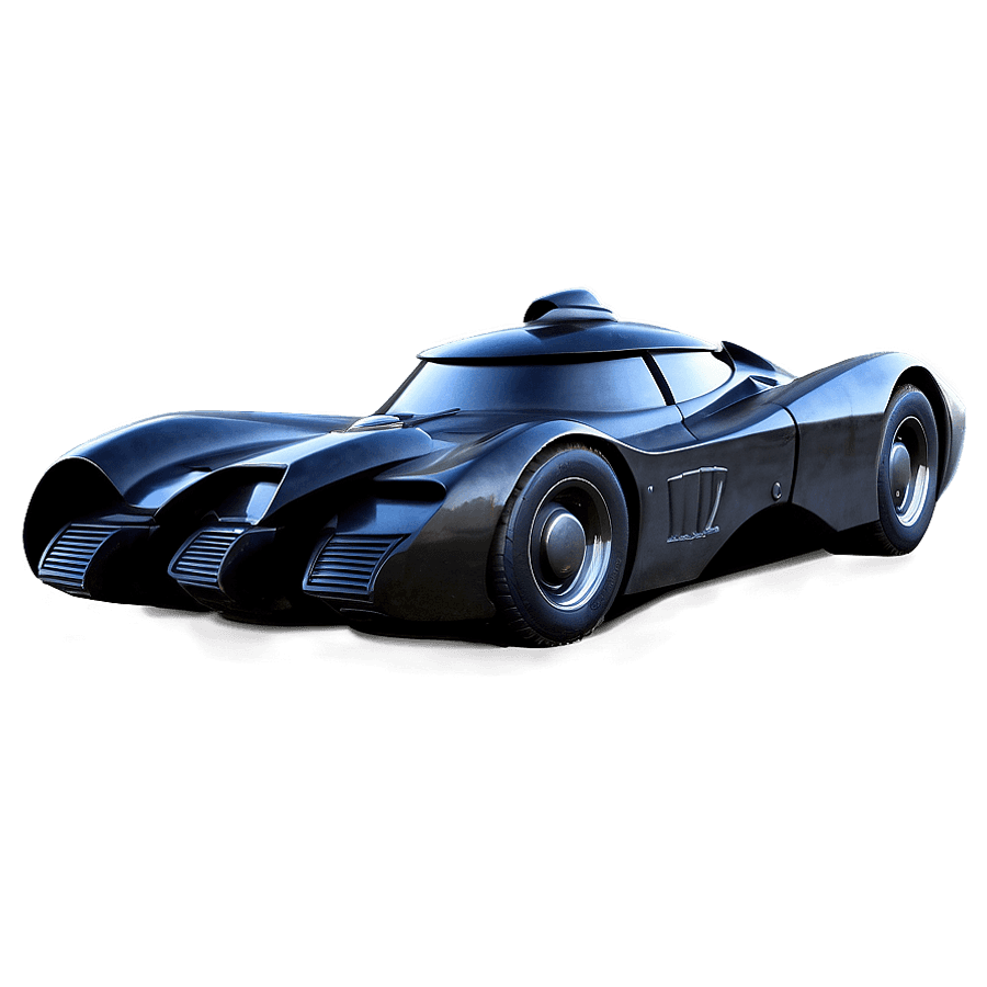 Batmobile in Gotham City PNG 06242024
