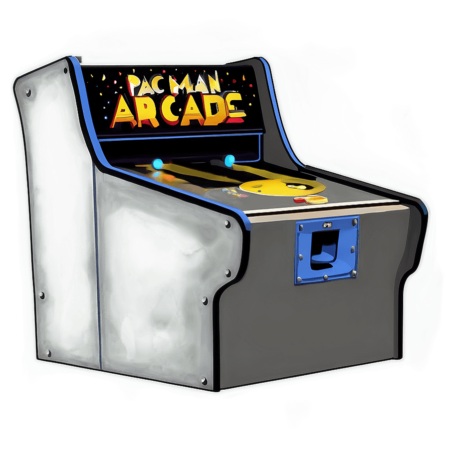 Pac-Man Arcade Game PNG 06292024