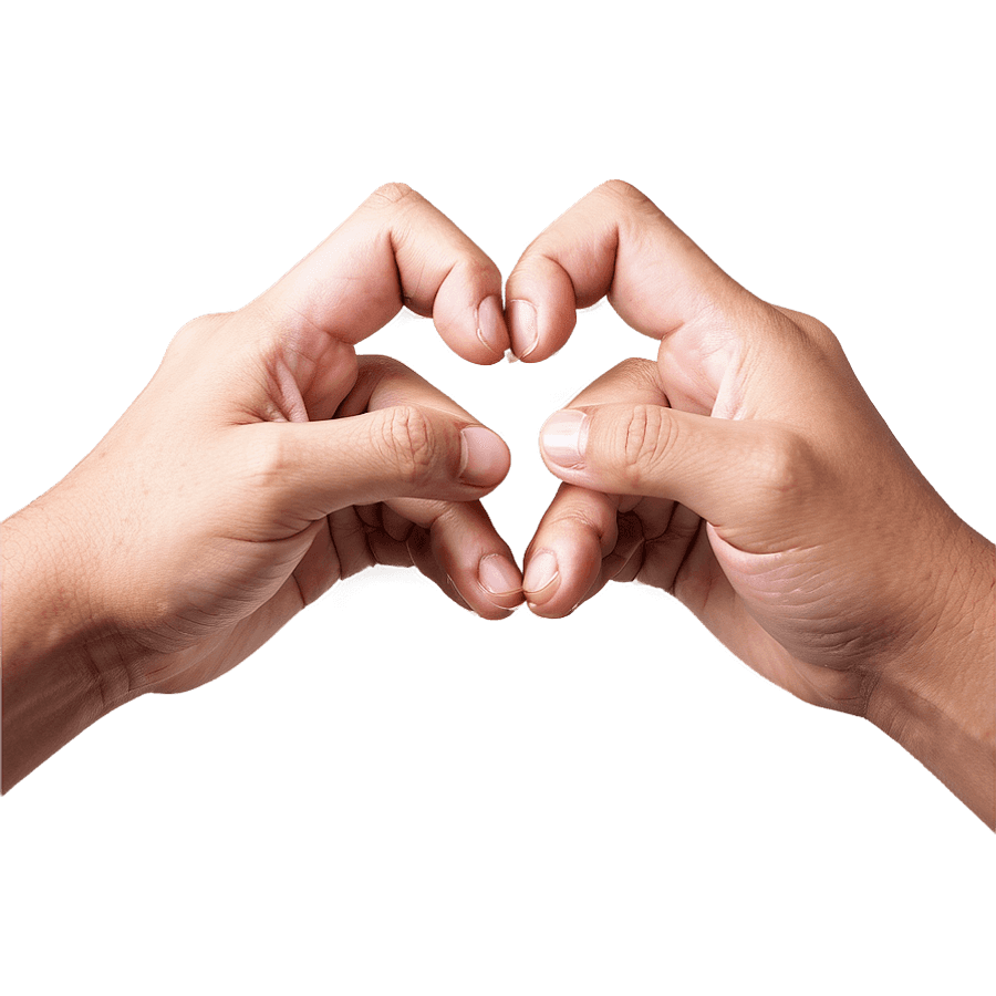 Heart Hands Support PNG jgj