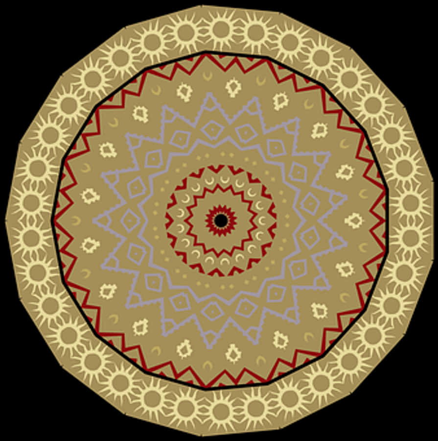 Intricate Geometric Mandala Design