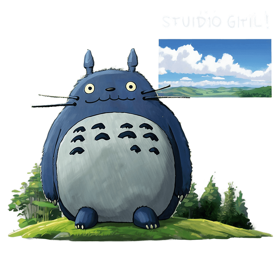 Studio Ghibli Scenic View PNG 91