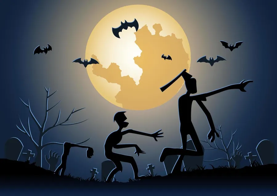 Graveyard Background