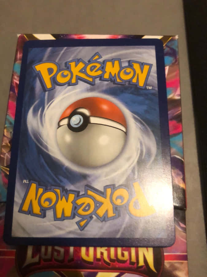Planode Fundo de Cartas de Pokémon da Coleção Origin Perdida