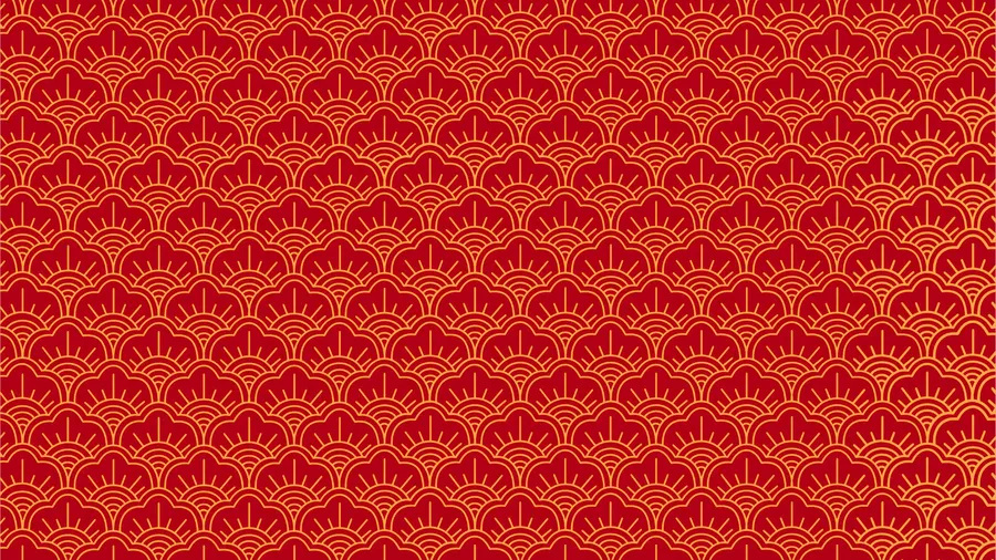 Oriental Red Pattern