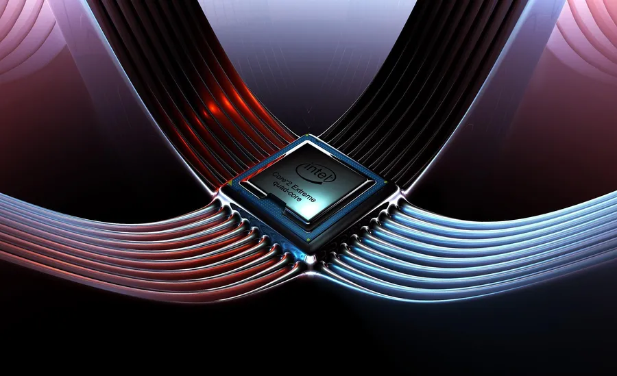Intel Processor Abstract Visualization