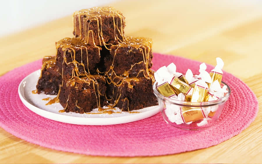 KaramellBrownie 1534 x 960 Hintergrundbild