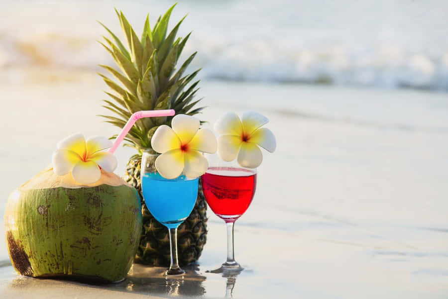 Serenitàal tramonto, delizia di mocktail