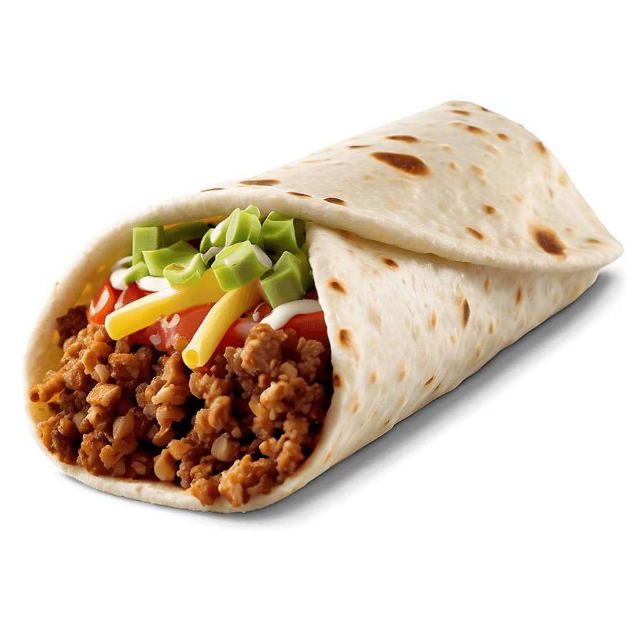 Classic Taco Bell Burrito PNG 05212024