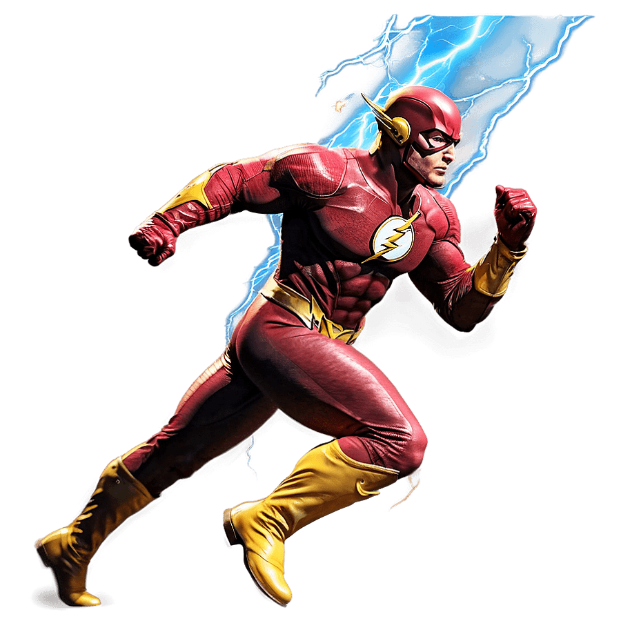 Flash Running Thunder PNG cdf