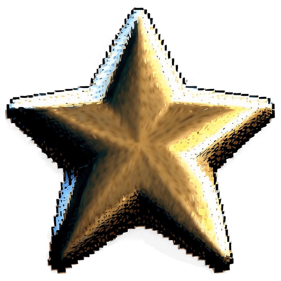 Digital Pixel Star Picture PNG 36