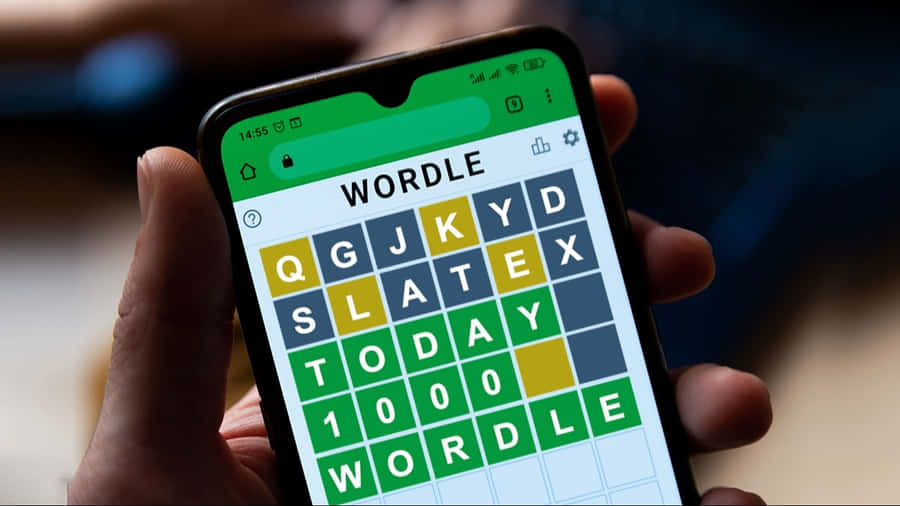 Giocando a Wordle su Smartphone