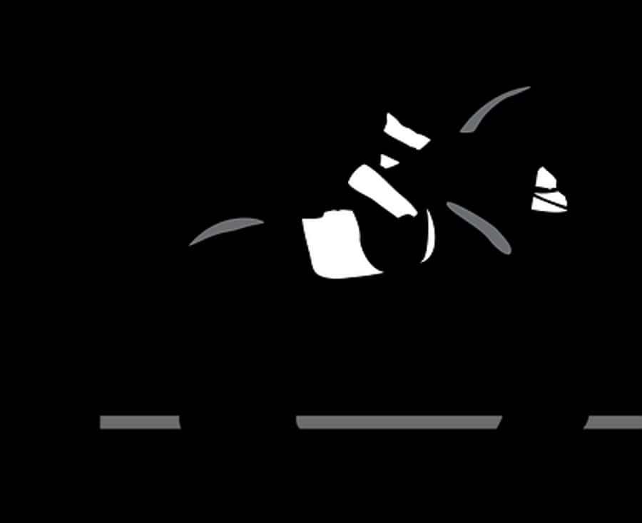 Silhouette Soccer Player Dribbling