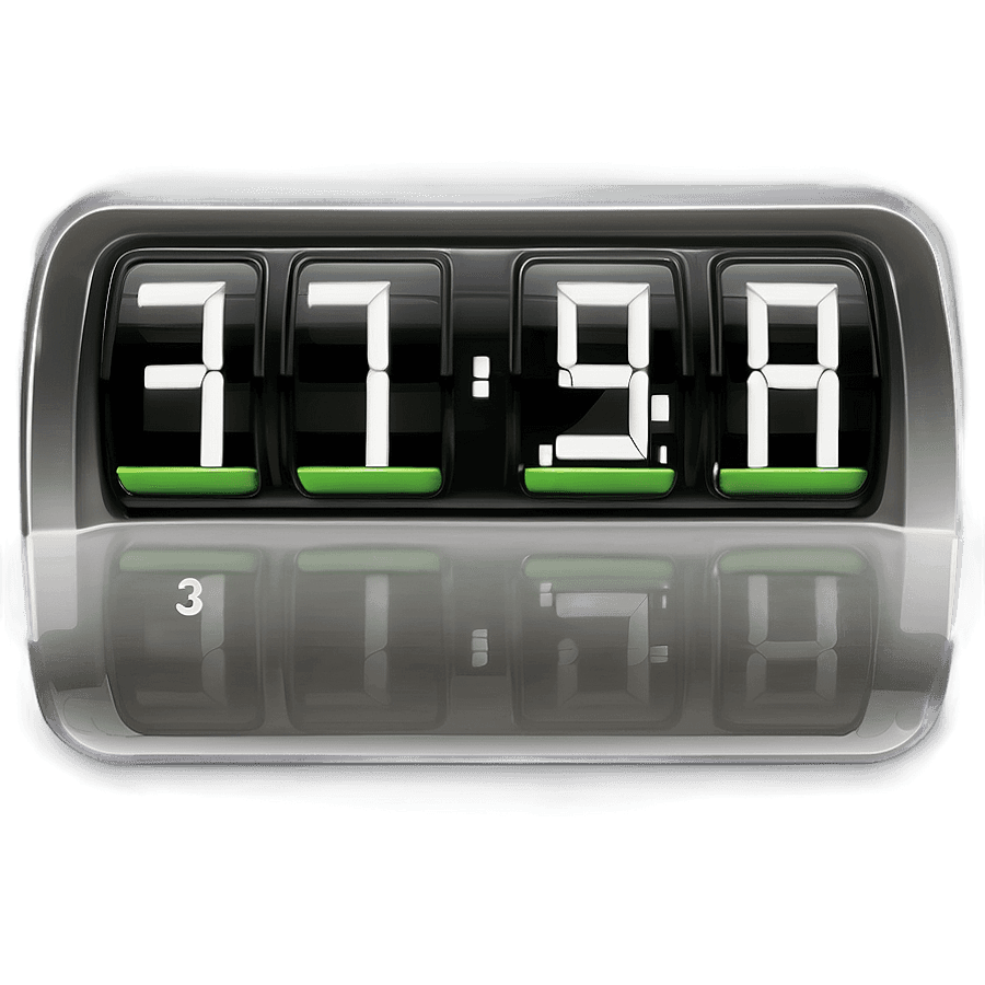 Sleek Countdown Timer PNG 06282024