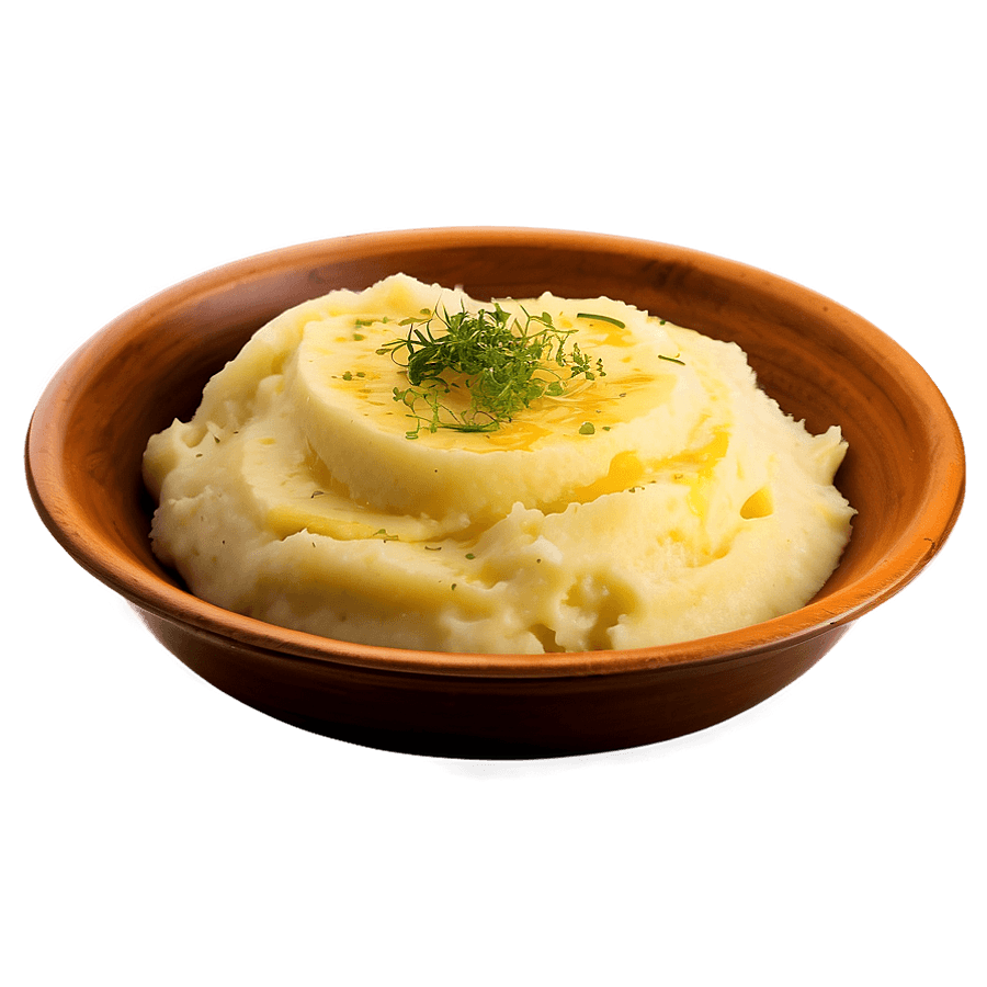 Buttered Mashed Potatoes PNG xqb63