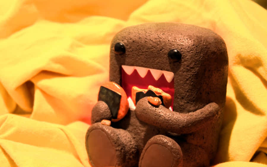 Domo Kun  Giocattolo in Peluche con Telefono
