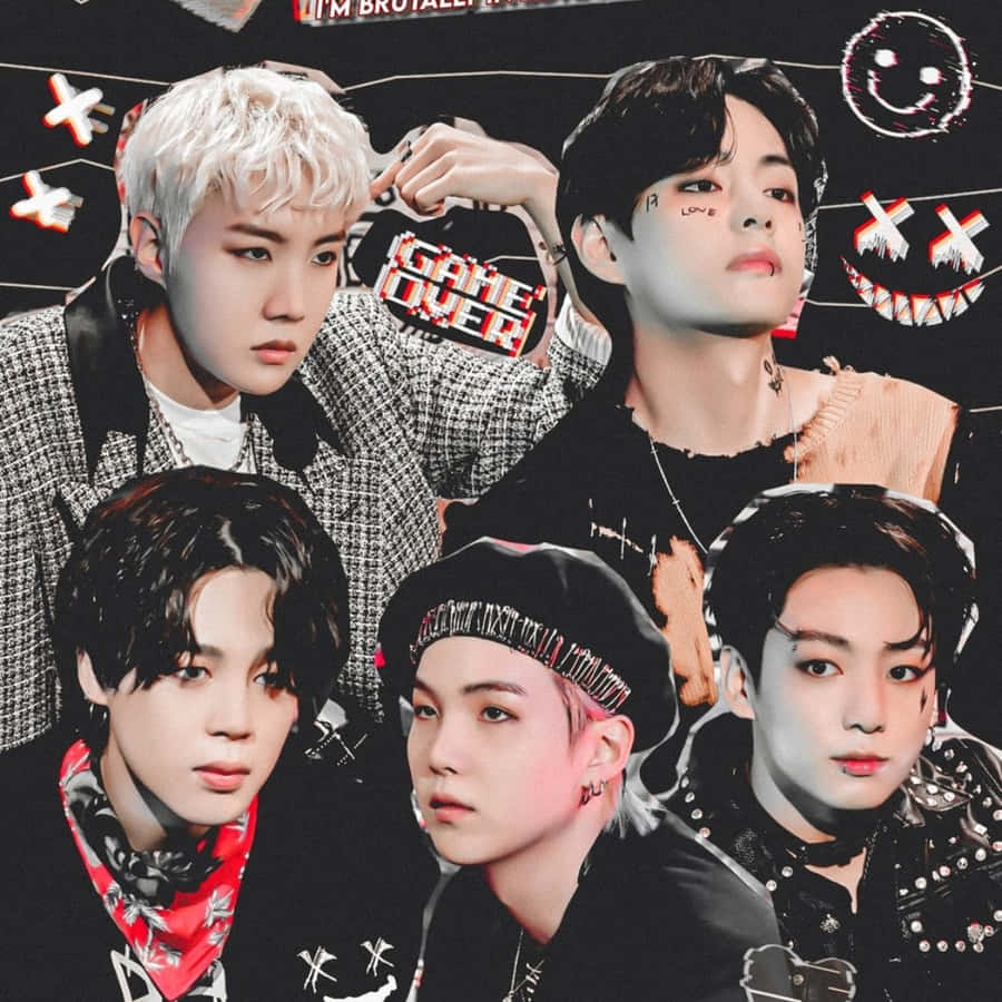 B T S Edgy Ästhetik Collage P F P