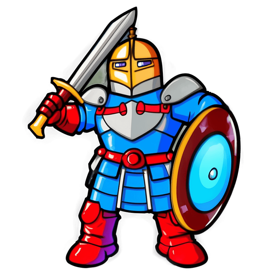 La Knight Battle Scene PNG duk85