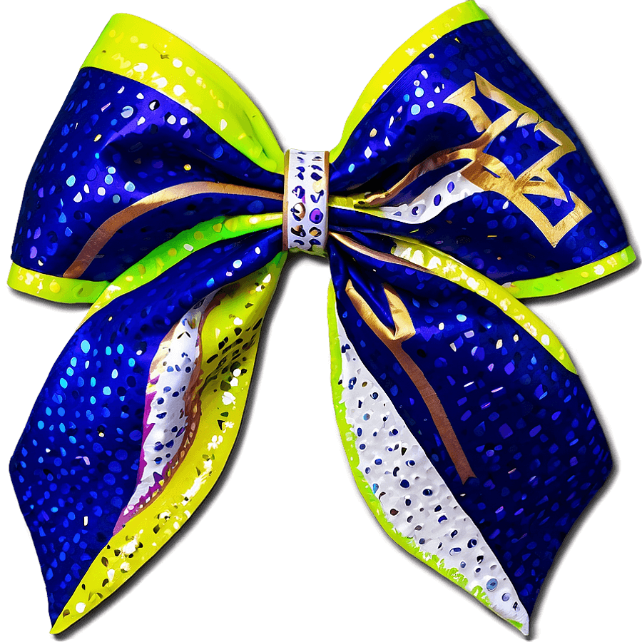 Neon Cheer Bow PNG 06212024