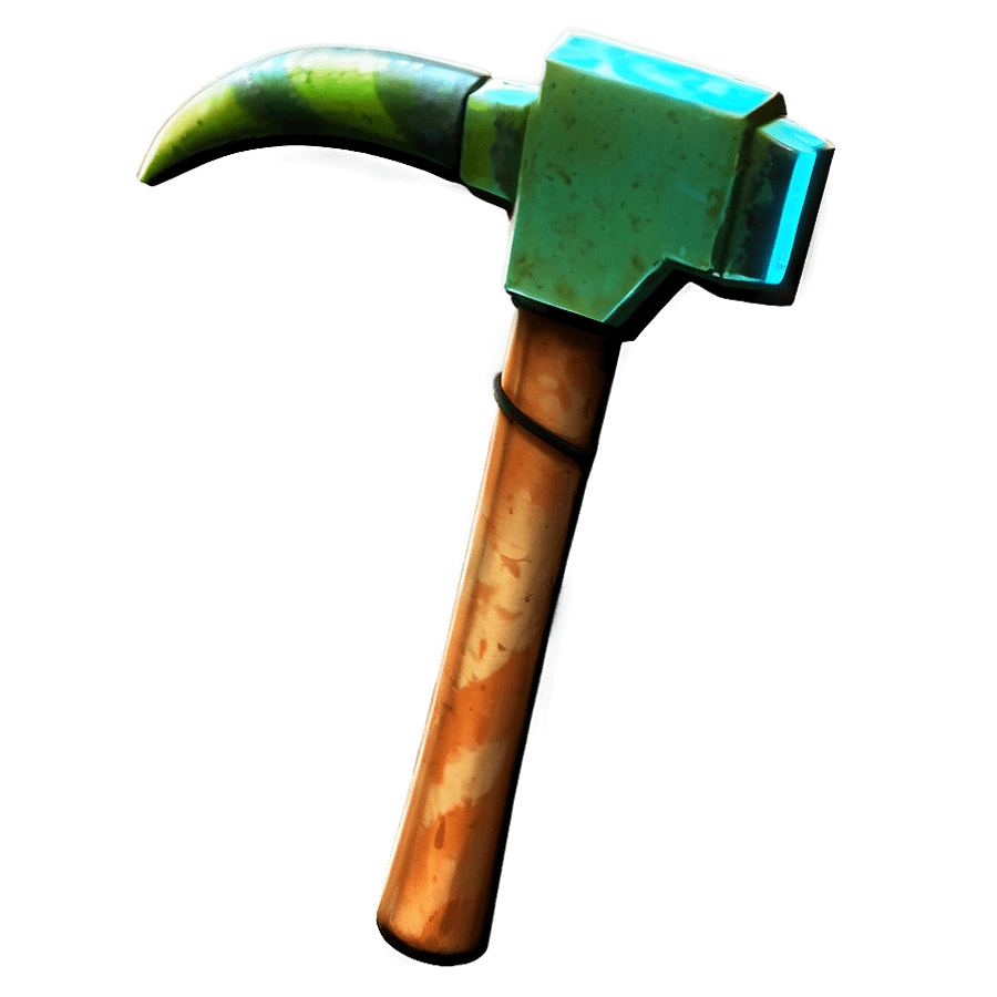 Neon Pickaxe PNG 05252024