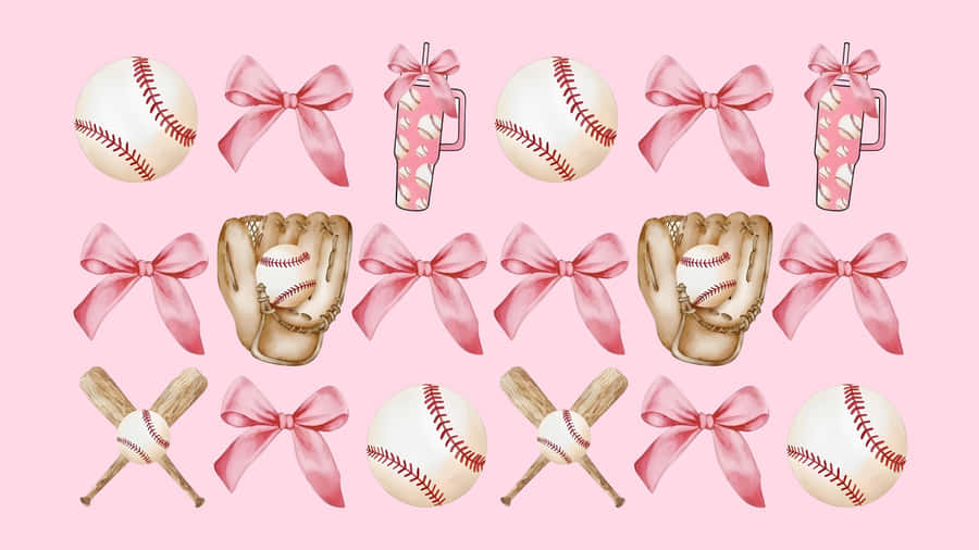 Preppy Softball Mönster