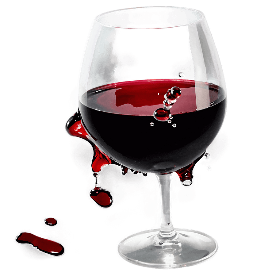 Creative Wine Spill PNG 14