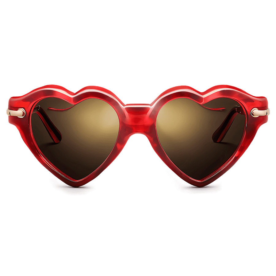 Small Heart Sunglasses PNG div47